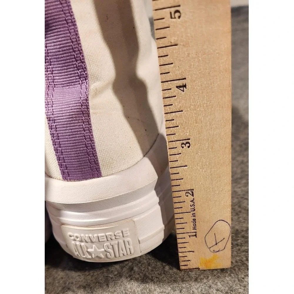 Converse Chuck Taylor All‎ Star Move Shoes Kids Size 6 White Platform High Top